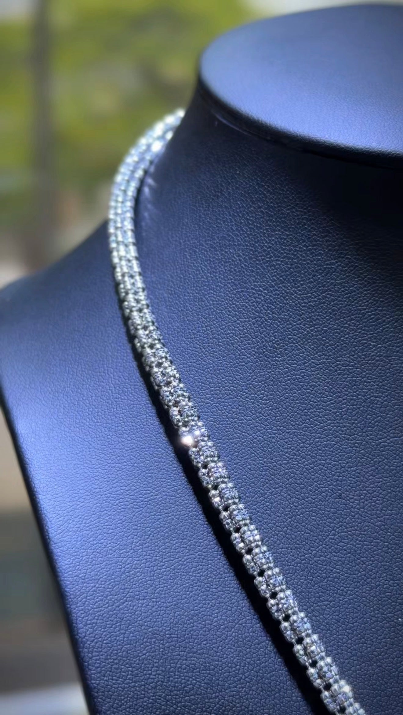 5MM Moon ice cut chain + GOAT Diamond Pendant