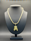 5MM Moon Ice Cut Chain inches + JESUS Pendant