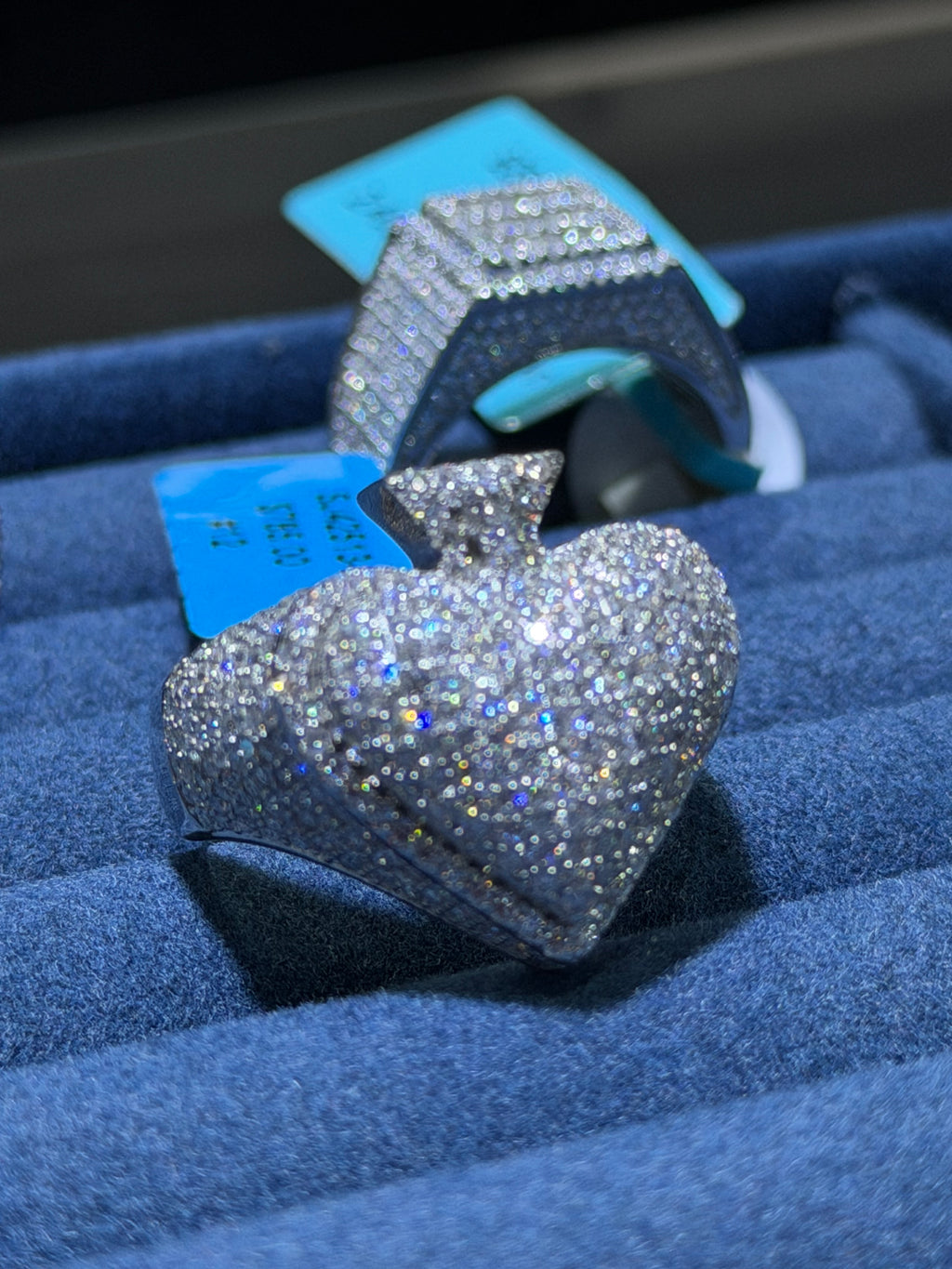 Ring 925 Lab Grown vvs Moissanites