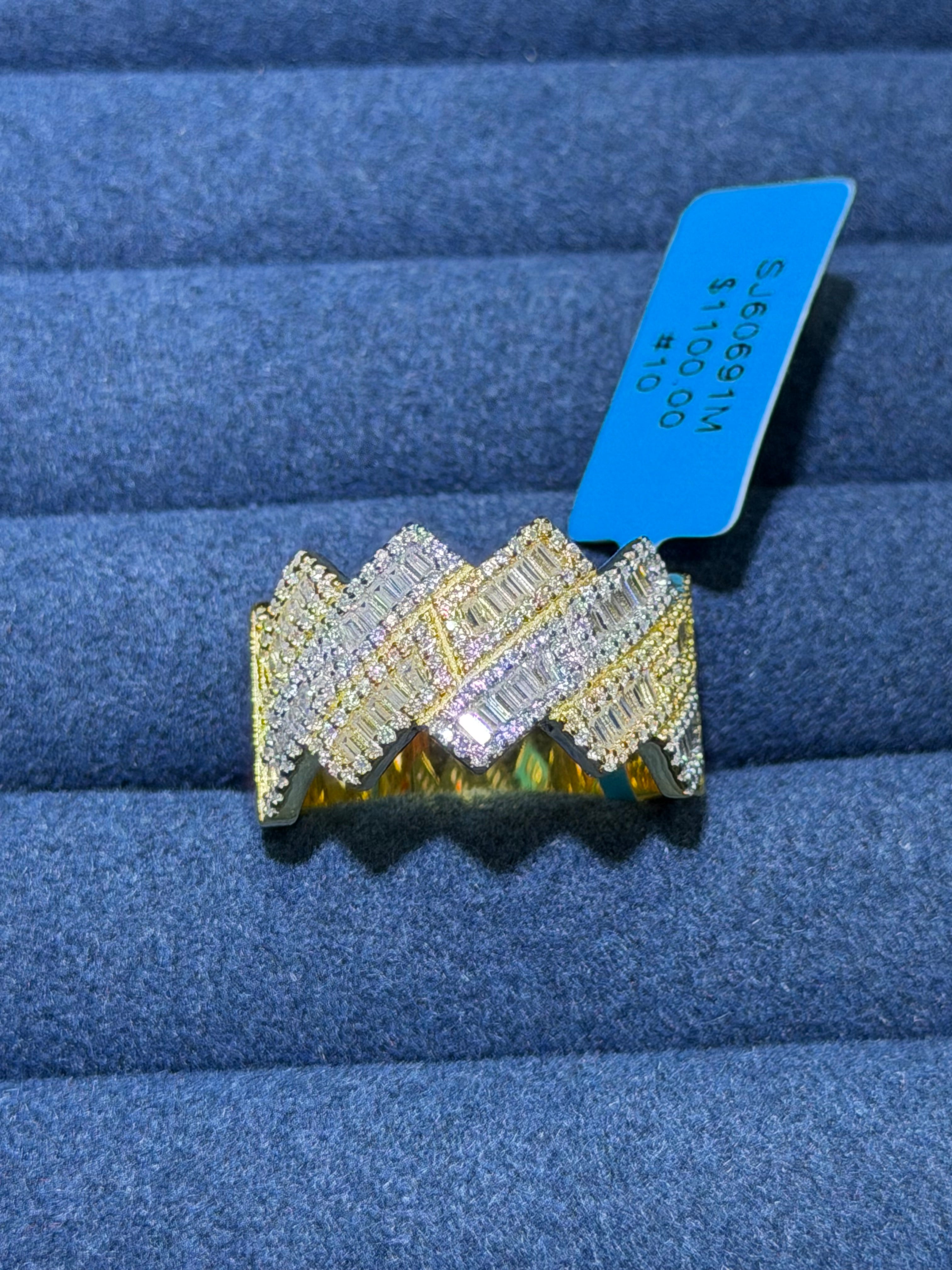 Ring 925 Lab Grown vvs Moissanites
