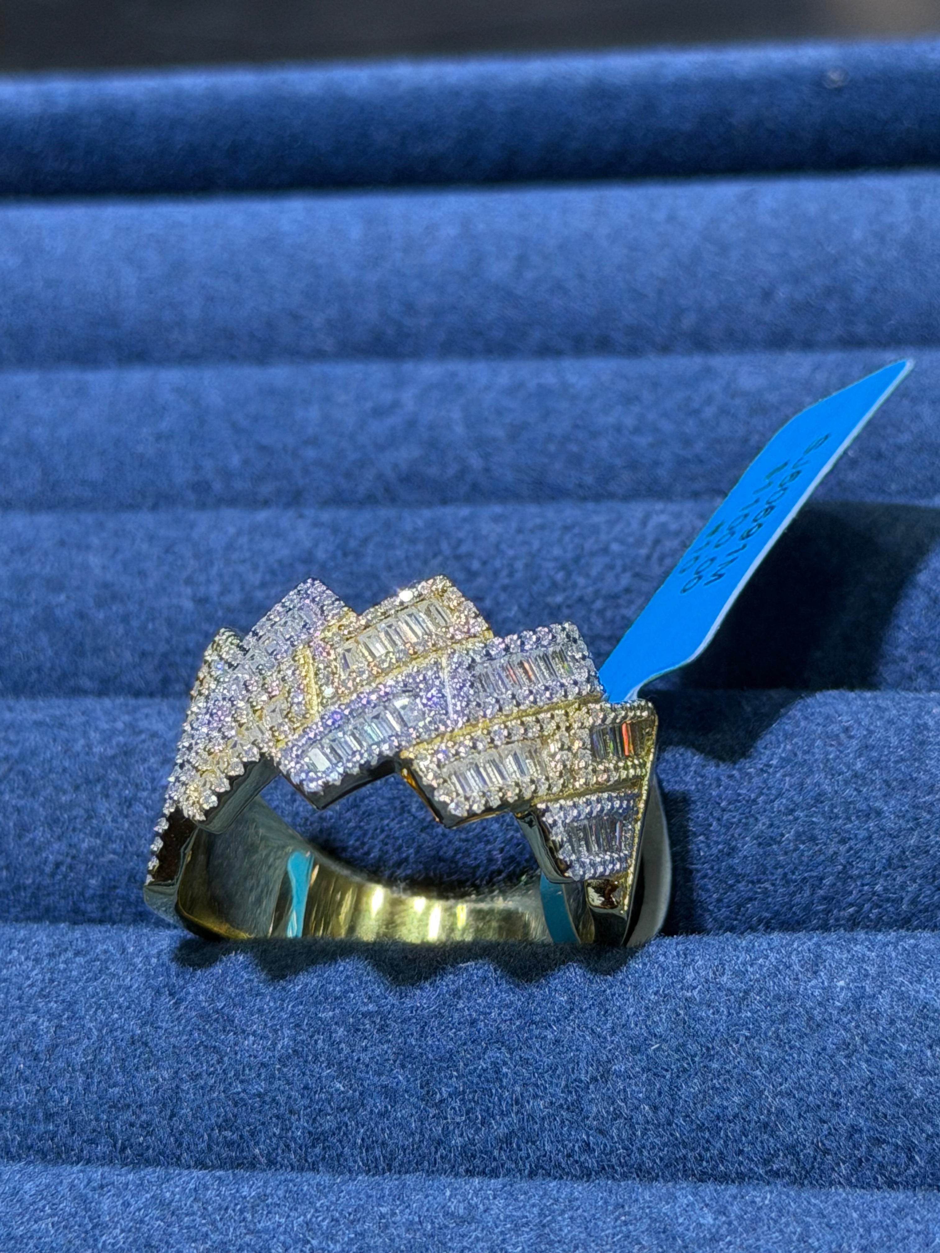 Ring 925 Lab Grown vvs Moissanites