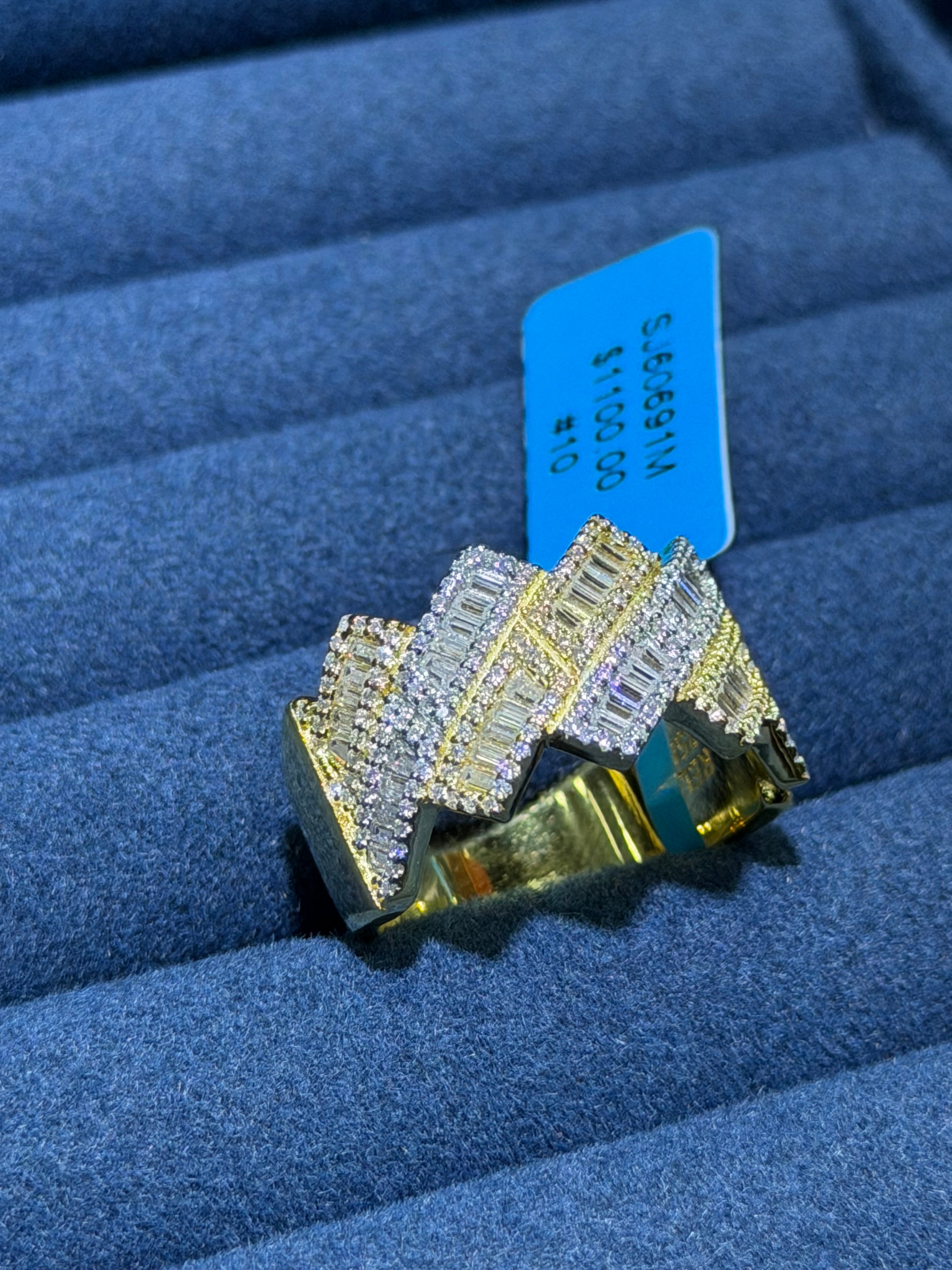 Ring 925 Lab Grown vvs Moissanites