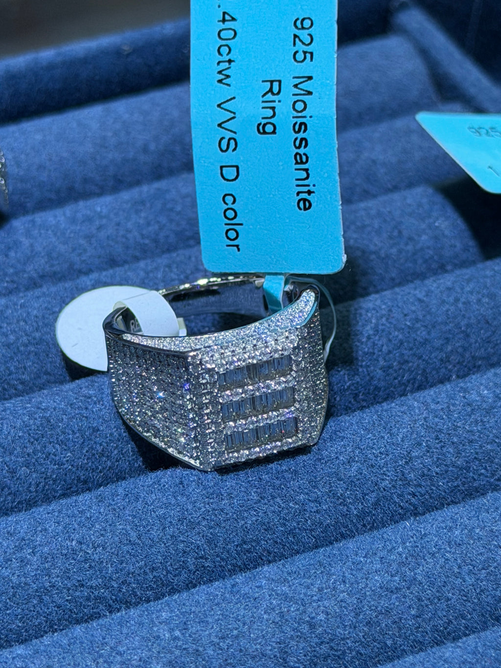 Ring 925 Lab Grown vvs Moissanites
