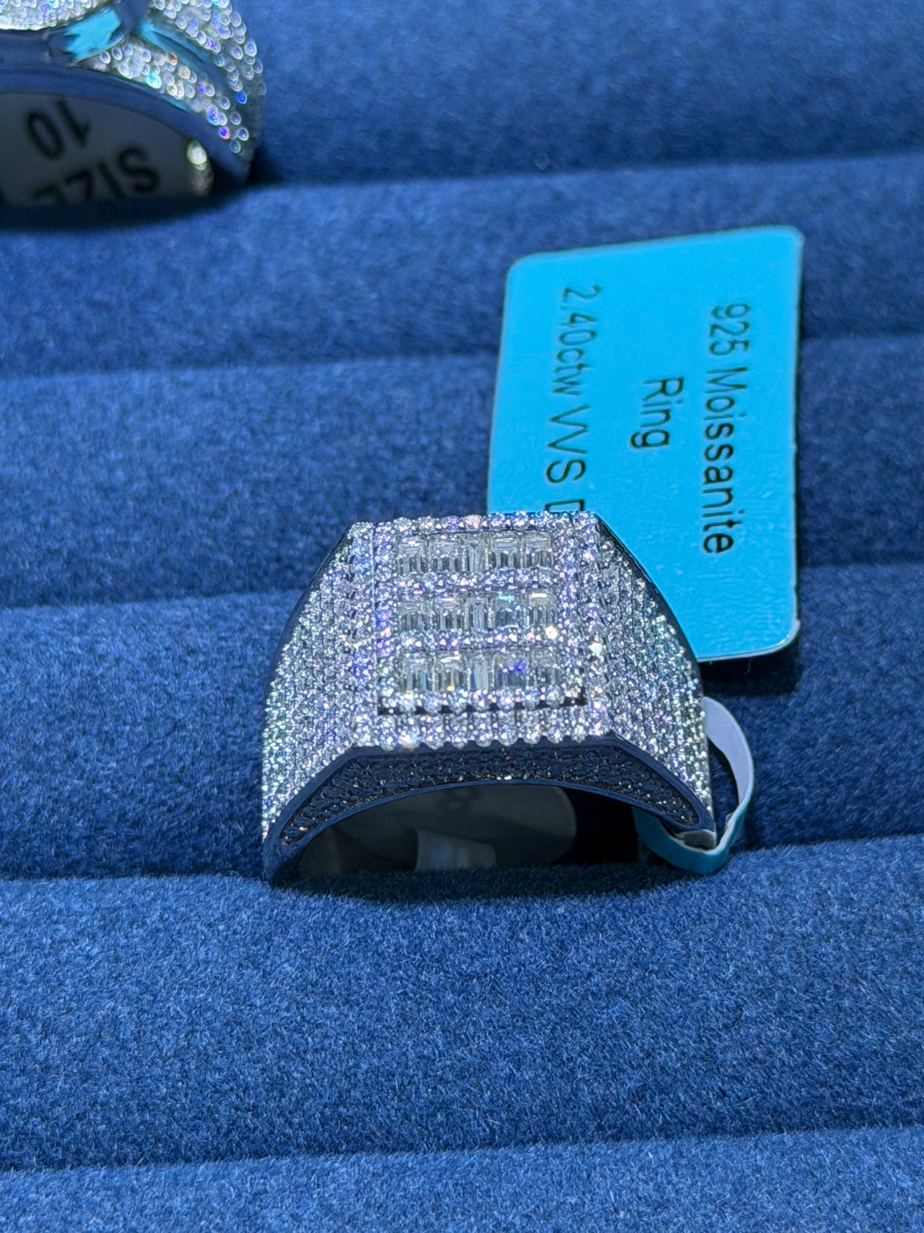 Ring 925 Lab Grown vvs Moissanites