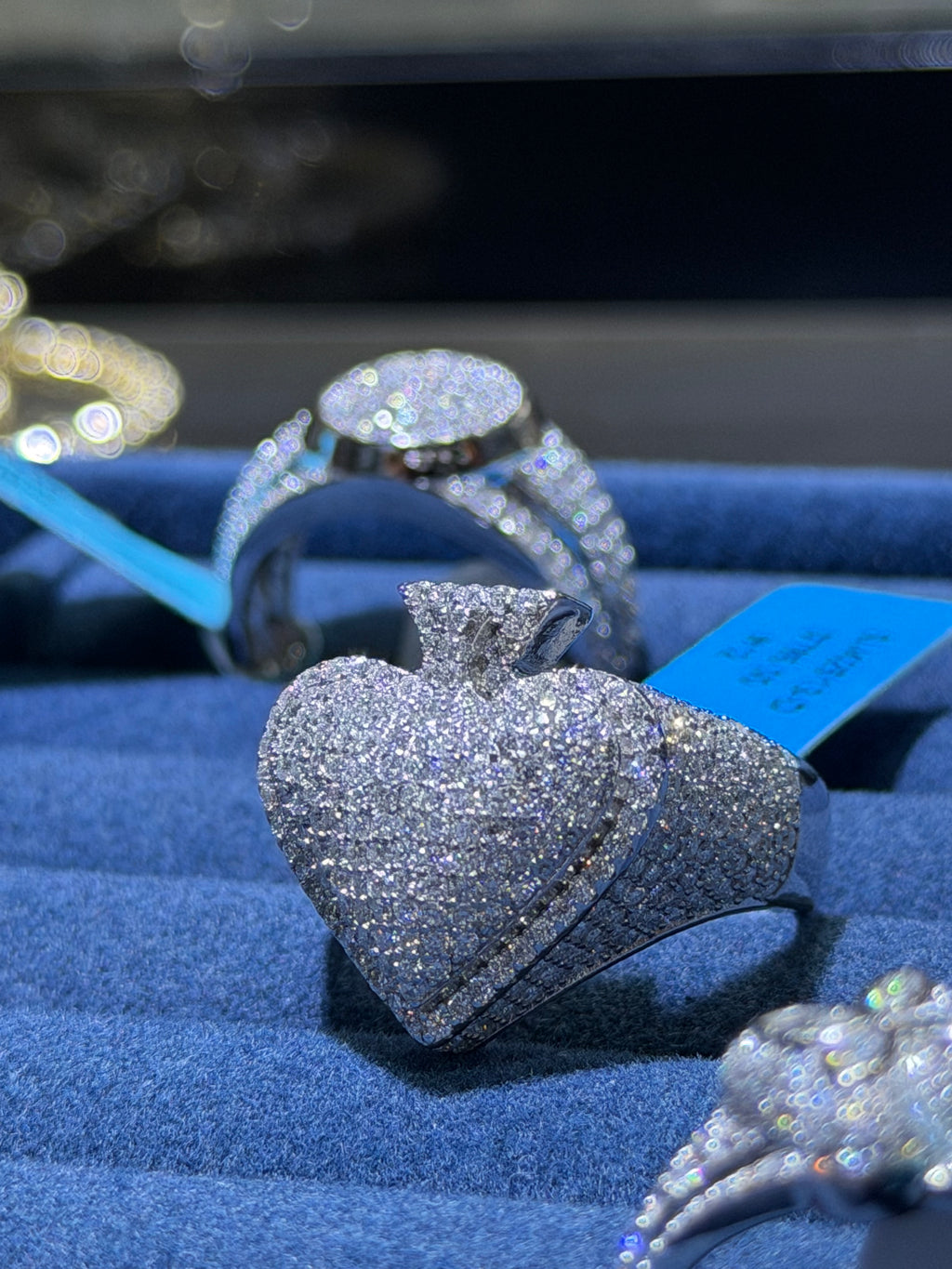 Ring 925 Lab Grown vvs Moissanites